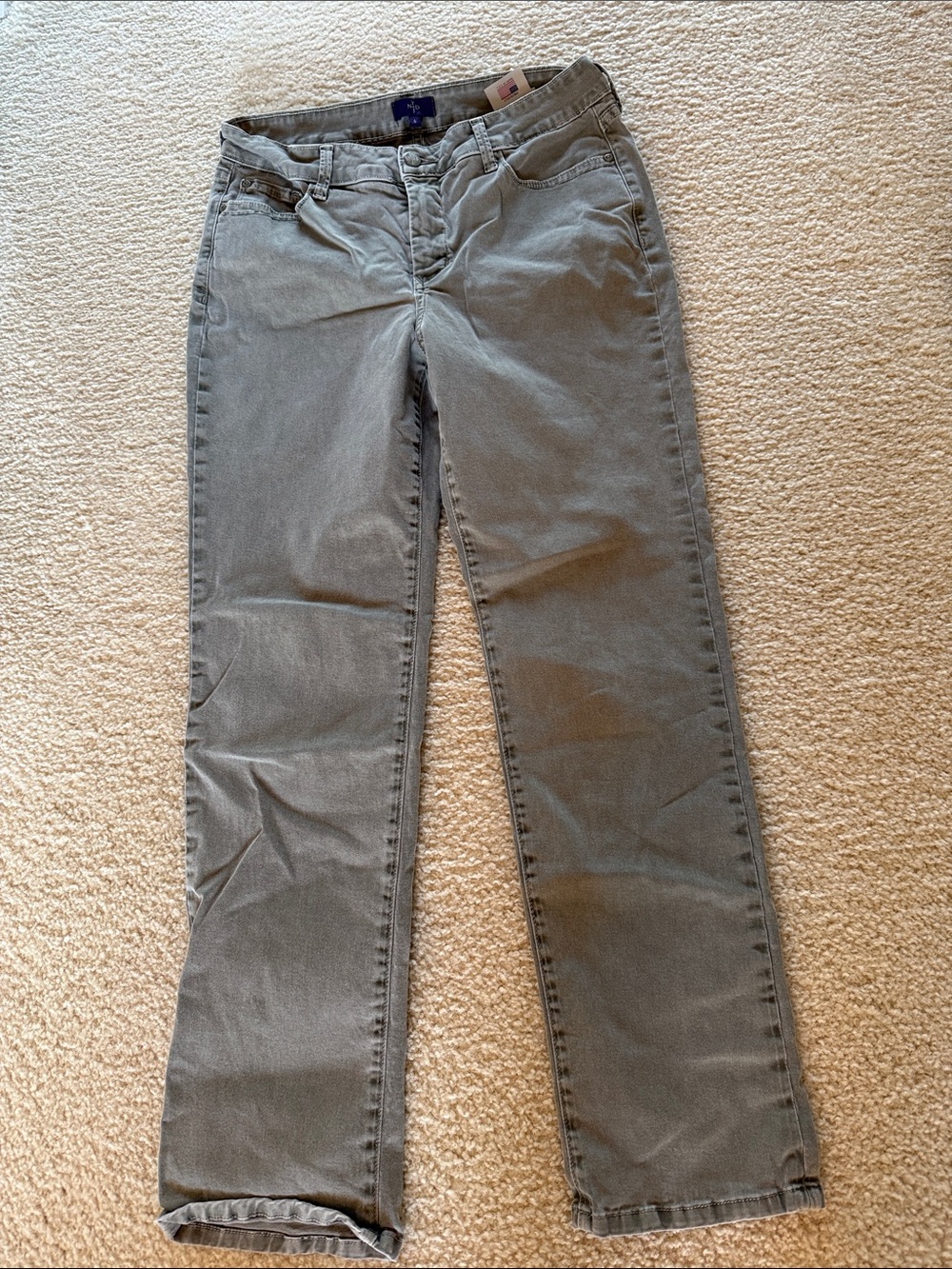 NYDJ Women’s Gray Straight-Leg Jeans - Unbranded